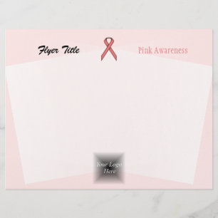 Pink Standard Ribbon by Kenneth Yoncich Flyer
