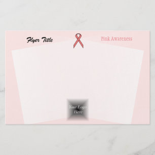 Pink Standard Ribbon by Kenneth Yoncich Flyer