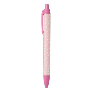 Pink Star Black Ink Pen