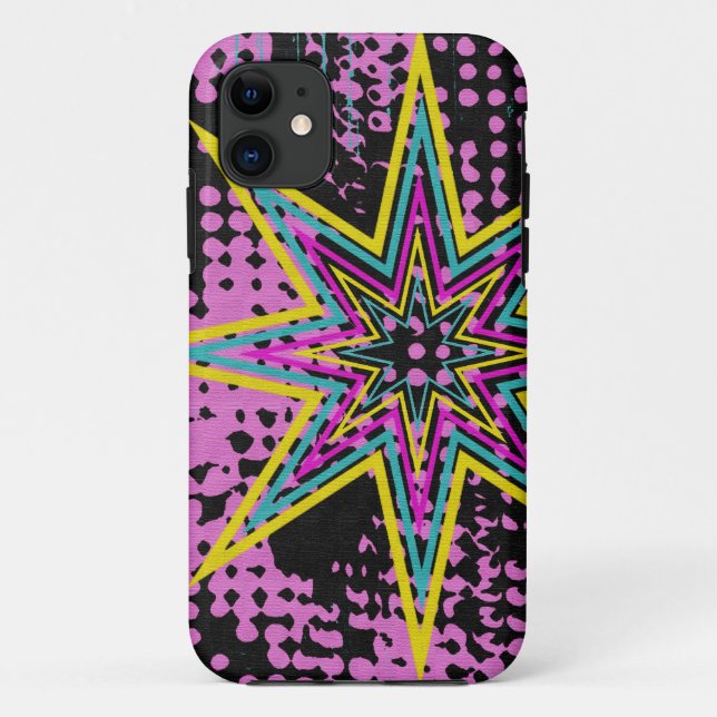 Pink Star Case-Mate iPhone Case (Back)