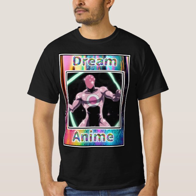 Pink Star Dream Anime T-Shirt (Front)