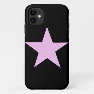 Pink Star Editable Case-Matte iPhone Case