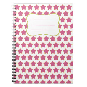 Pink Star Notebook