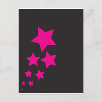 Pink Star Postcard