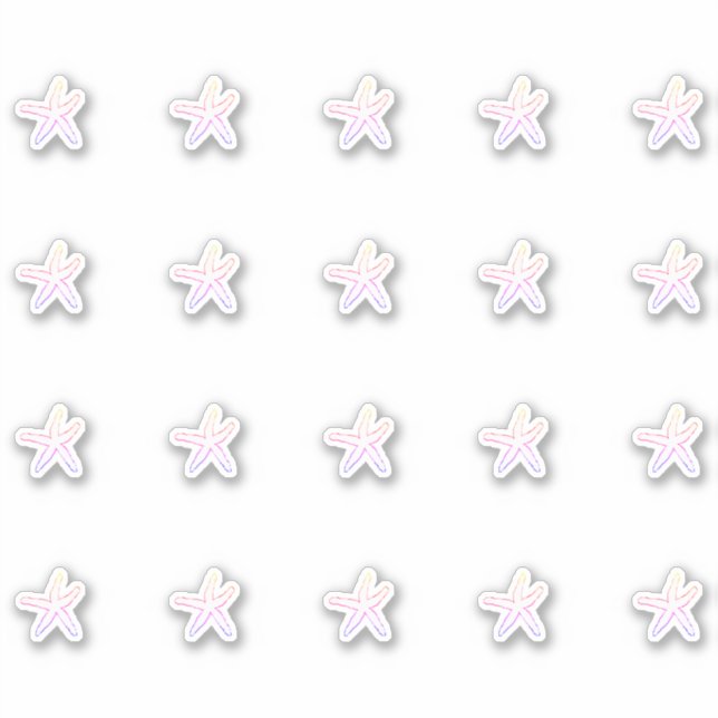 Pink Starfish Patterns Cute Sealife Beach Ocean (Front)