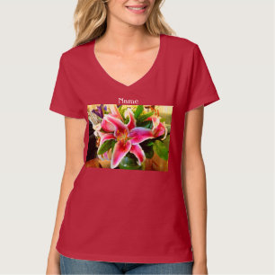 Pink stargazer lily Thunder_Cove T-Shirt