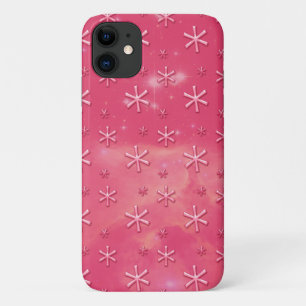 Pink Starry Sky Astrisk Pattern iPhone 11 Case