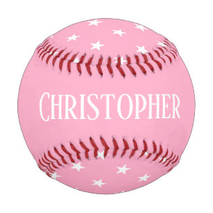 Pink Stars Baseball