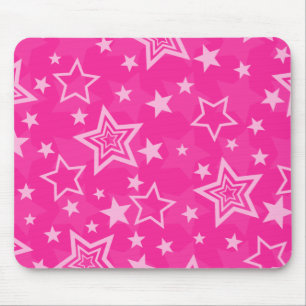 Pink Stars Mousepad
