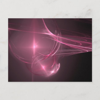 Pink stars postcard
