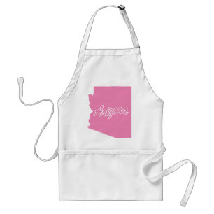Pink State Arizona Adult Apron