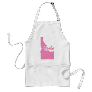 Pink State Idaho Adult Apron