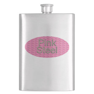 Pink Steel stainless steel flask