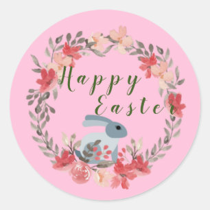 Pink Sticker for Easter