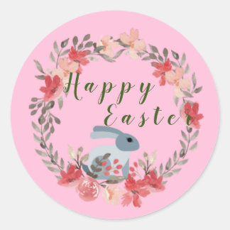Pink Sticker for Easter