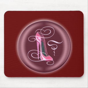 Pink Stiletto Shoe 3D Design Mouse Mat