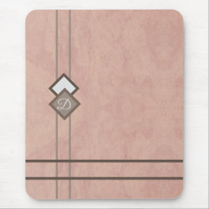 Pink stone mouse mat