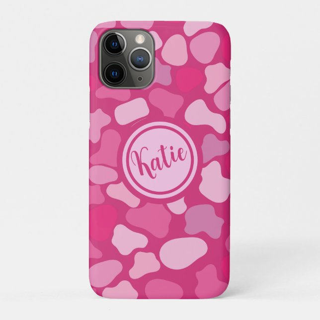 Pink Stone Pattern- Case-Mate iPhone Case (Back)