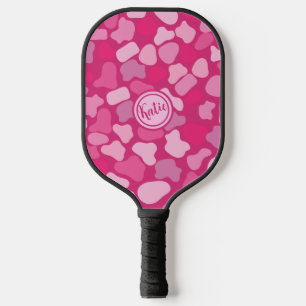 Pink Stone Pattern- Pickleball Paddle
