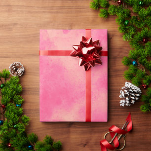 Pink Storm Cloud Effect Wrapping Paper