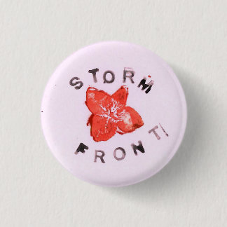 Pink Storm Front 3 Cm Round Badge
