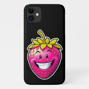 Pink Strawberry  iPhone 11 Case