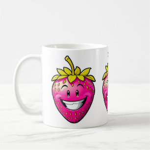 Pink Strawberry  Coffee Mug