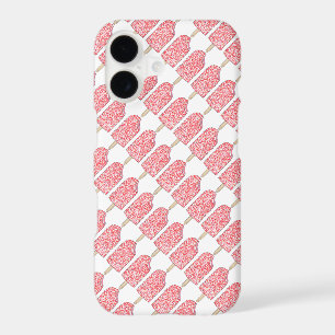 Pink Strawberry Eclair Popsicles Ice Cream Case