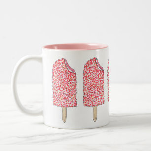 Pink Strawberry Eclair Popsicles Popsicle Mug