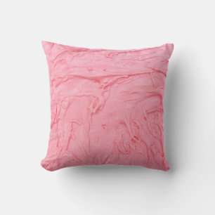 Pink Strawberry Ice Cream Texture Cushion