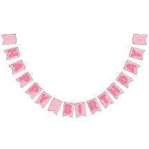 Pink Strawberry Sandwich Happy Birthday