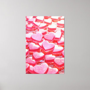 Pink Stretched Canvas Print