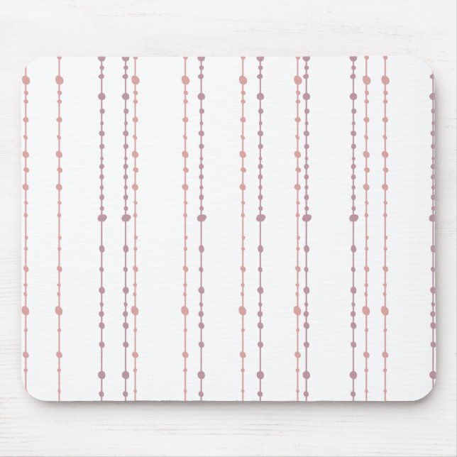 Pink String dot mouse pad (Front)