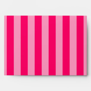 Pink Stripe Background Envelope