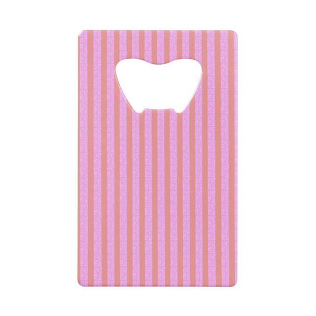 Pink Stripe Bottle Opener (Front)