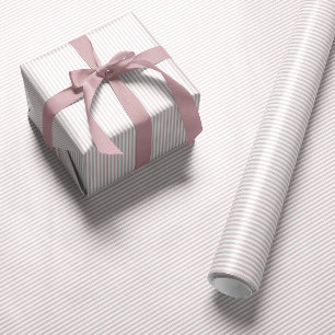 Pink stripe cute preppy seersucker wrapping paper