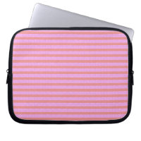 Pink Stripe Electronics Laptop Bag