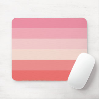 Pink Stripe Mouse Mat