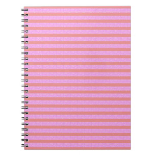 Pink Stripe Notebook