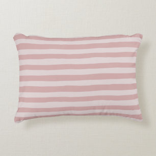 Pink Stripe Pattern Two Beautiful Shades of Pink   Decorative Cushion