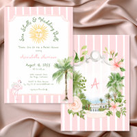 Pink Stripe Shells & Wedding Bells Bridal Shower