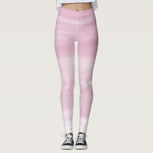 Pink Striped leggings. Leggings