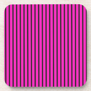Pink Striped texture Coaster