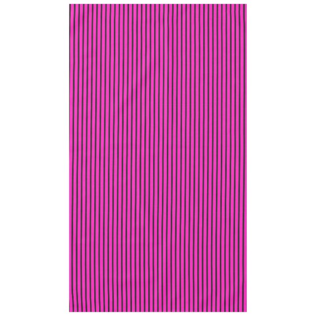 Pink Striped texture Tablecloth (Front)