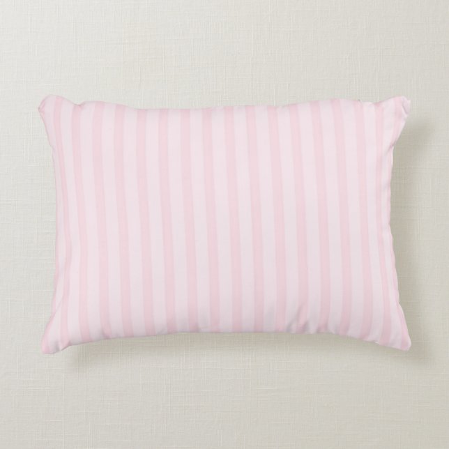Pink Stripes 1 Decorative Cushion (Front)