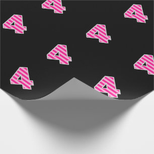 Pink Stripes 4 Event # (Birthday, Anniversary) Wrapping Paper