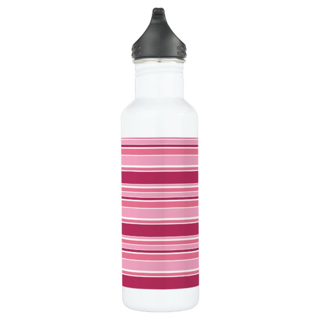 Pink stripes 710 ml water bottle (Right)