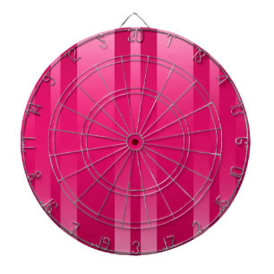 Pink Stripes Background Dartboard
