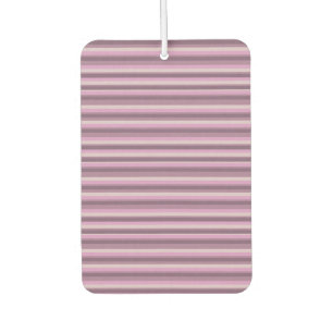 Pink stripes car air freshener