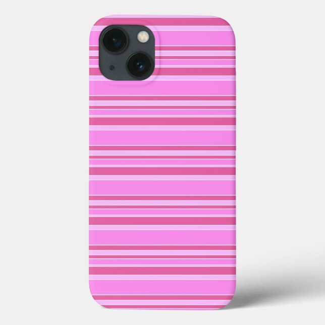 Pink stripes Case-Mate iPhone case (Back)